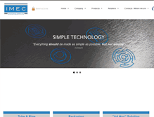Tablet Screenshot of imecengineering.it